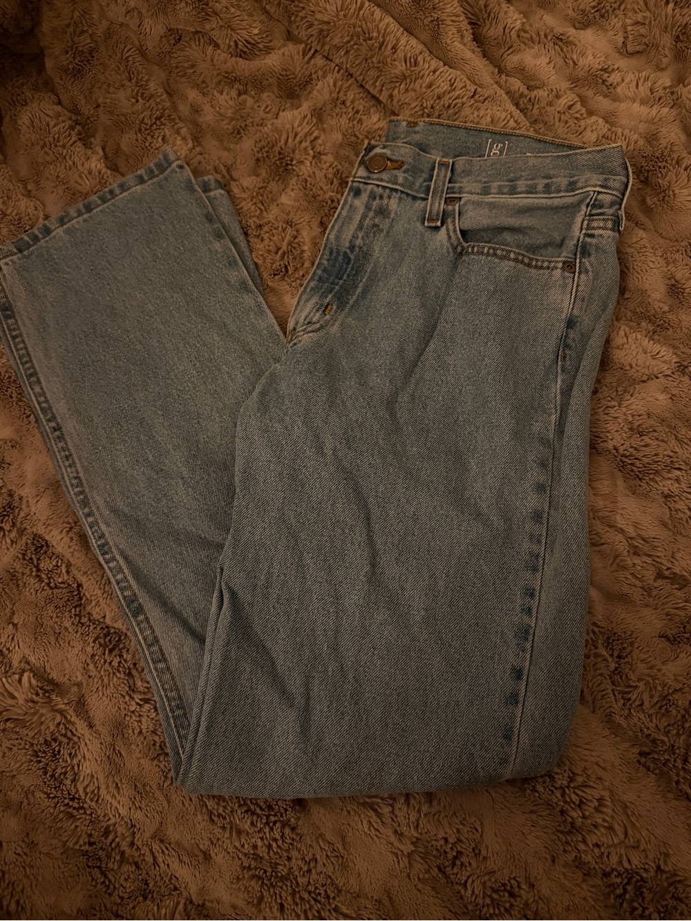 George Light Blue Straight Leg Jeans